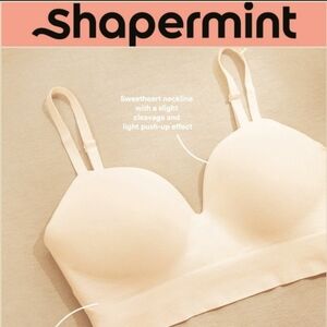 NWT Shapermint TrueKind Supportive Comfort Wireless Shaping Bra - CHAI - 3XL